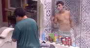 Felipe Prior na casa do BBB20 - Globoplay