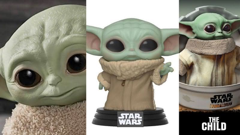 Bonecos do Baby Yoda no mercado norte-americano - Hasbro/Funko/Mattel