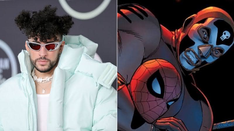 Cantor porto-riquenho Bad Bunny interpretará El Muerto nos cinemas - Divulgação/Marvel Comics/Amy Sussman/Getty Images