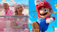 "Barbie" supera "Super Mario Bros." e se torna o maior filme de 2023 nos EUA - Divulgação/Warner Bros. Pictures/Universal Pictures