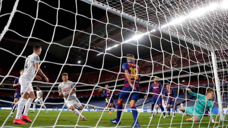 Imagem de Barcelona vs Bayern de Munique pela Champions League - Manu Fernandez/Pool via Getty Images