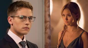 Dylan Sprouse e Virginia Gardner vão viver Travis Maddox e Abby Abernathy - (Divulgação/Diamond Films/Hulu)