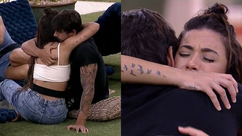 Bianca Andrade abraça Guilherme no BBB20 - Divulgação/Globo