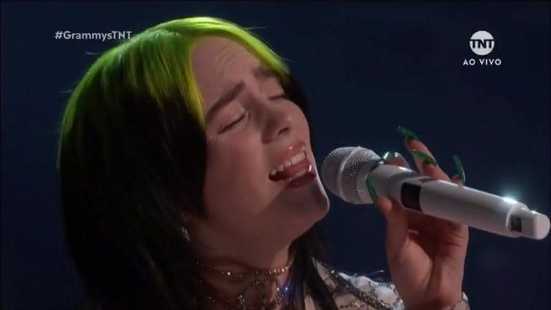 Billie Eilish se apresenta no Grammy 2020 - Reprodução/Twitter