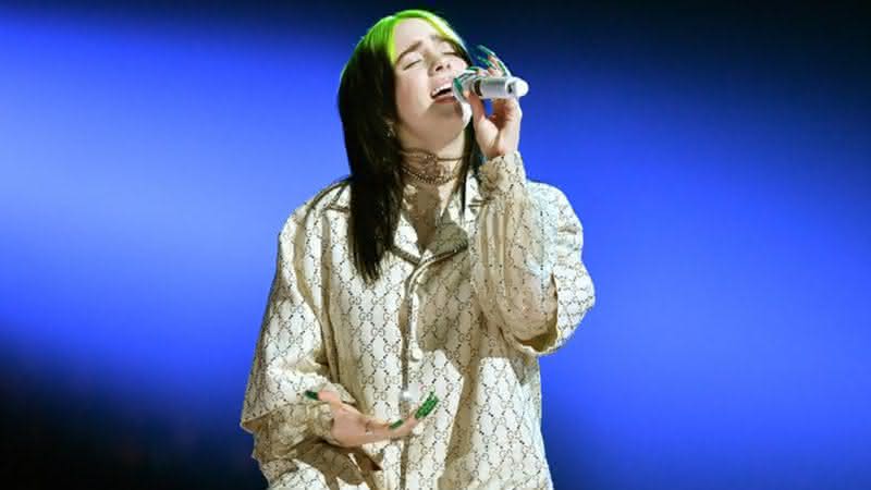 Billie Eilish no clipe Grammy 2020 - Emma McIntyre/Getty Images