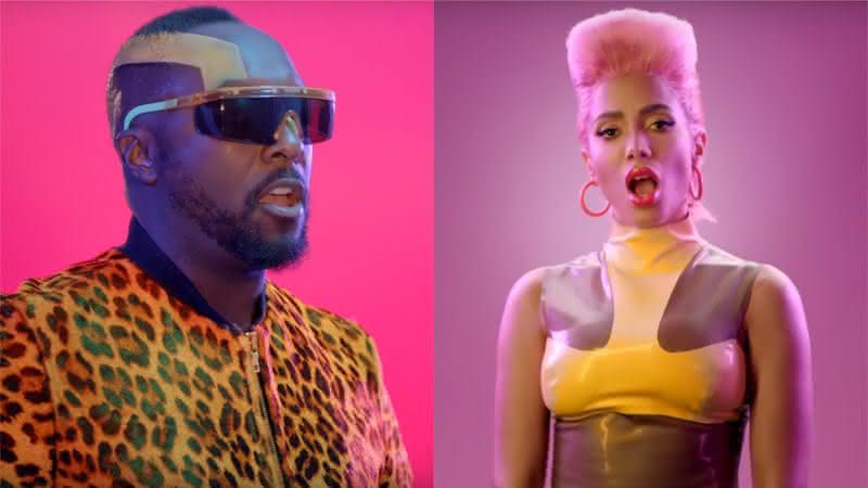 will.i.am e Anitta no clipe de eXplosion - Reprodução/YouTube