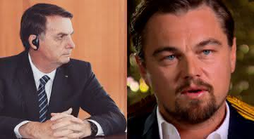 O presidente relacionou o ator Leonardo DiCaprio aos incêndios na Amazônia - Reprodução/Instagram/Youtube