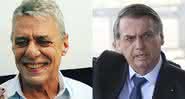 Chico Buarque e Jair Bolsonaro - Instagram