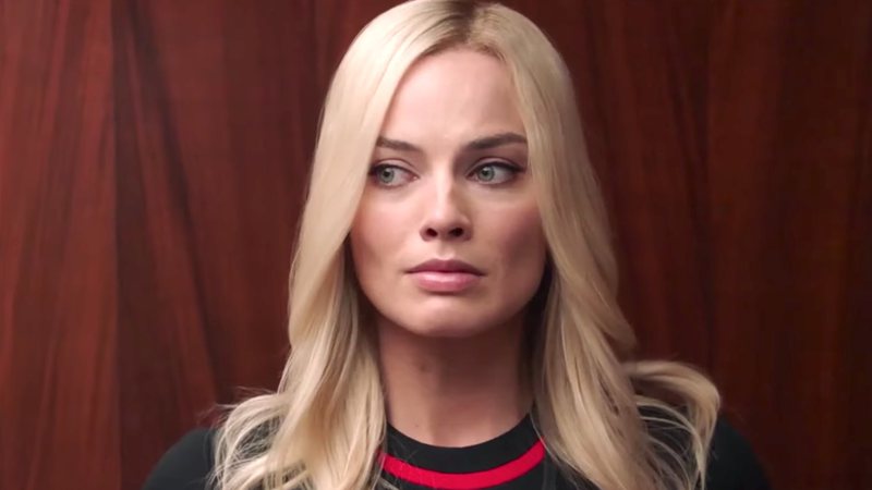 Margot Robbie em cena do trailer de O Escândalo - YouTube/Lionsgate