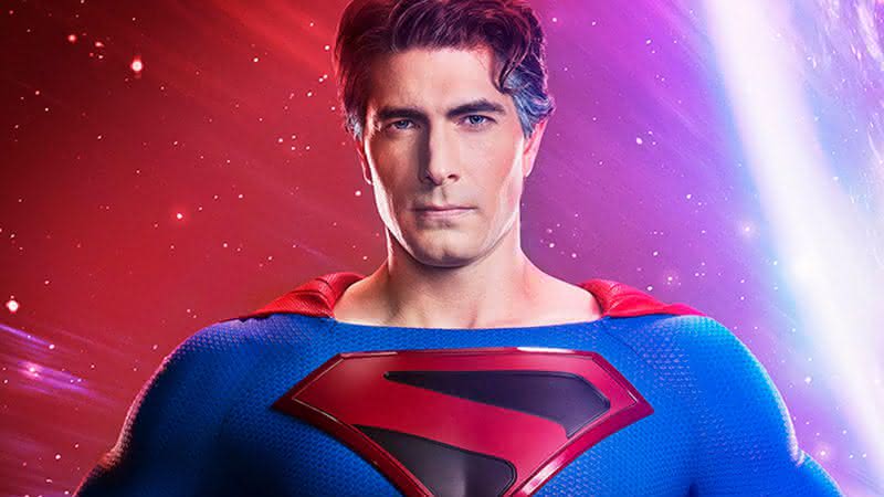 Traje de Brandon Routh para o crossover Crise Nas Infinitas Terras - Divulgação/CW