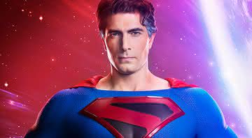 Brandon Routh como Superman para o crossover Crise Nas Infinitas Terras - Divulgação/CW