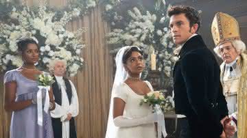"Bridgerton": Simone Ashley e Charithra Chandran explicam como foi feita a cena marcante do casamento - Divulgação/Netflix