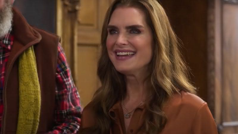 Brooke Shields é a protagonista de "Um Castelo Para o Natal" - (Reprodução/Netflix)