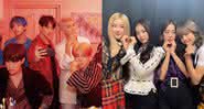 BTS e Blackpink estão na lista de melhores lançamentos - Reprodução/Instagram