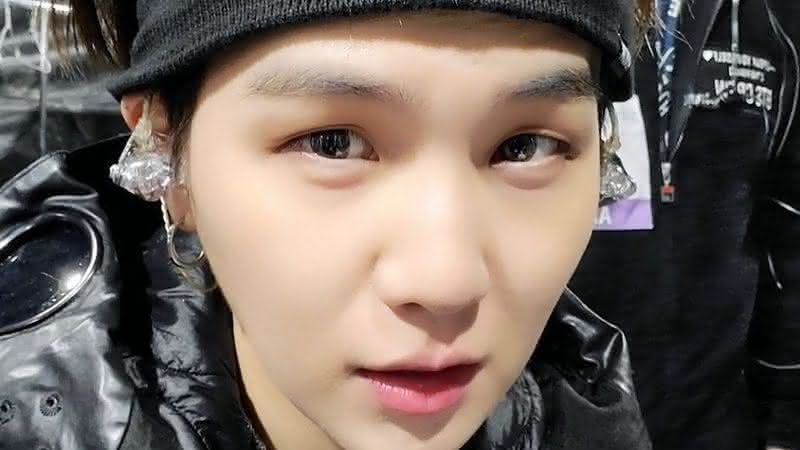 Suga, do BTS, em foto publicada em seu Instagram - Instagram