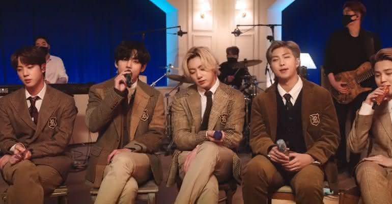 BTS participa do "Acústico MTV", que será lançado nesta terça-feira (23) - Reprodução/MTV