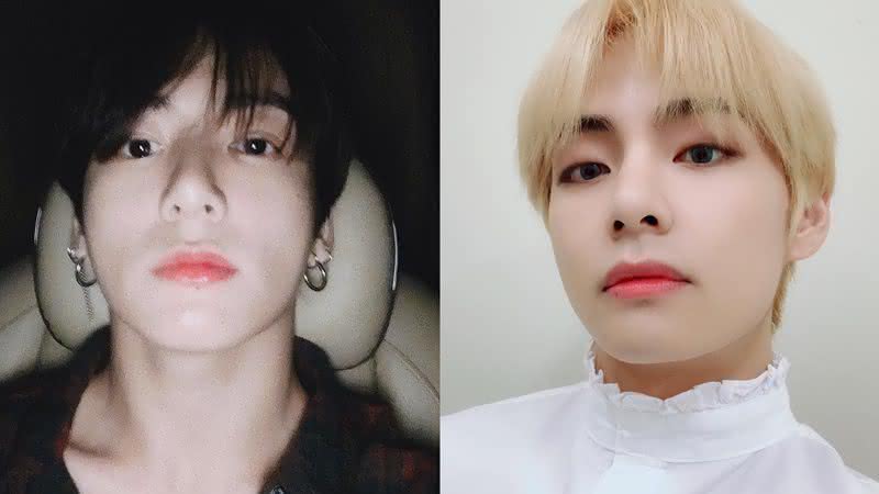 Jung-kook e V, ambos do BTS - Instagram