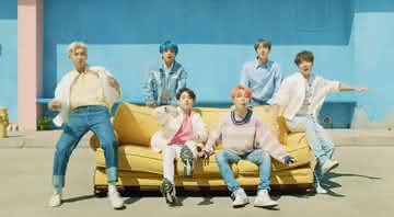 BTS no videoclipe de Boy With Luv - Reprodução/YouTube