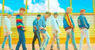 BTS no clipe da música DNA - Reprodução/YouTube