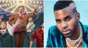 BTS confirmou o lançamento de "Savage Love Remix", colaboração com Jason Derulo - Reprodução/YouTube/Instagram