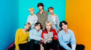 BTS em foto para o iHeartRadio - Reprodução/iHeartRadio