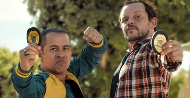 Edmilson Filho e Matheus Nachtergaele estrelam "Cabras da Peste", nova comédia brasileira da Netflix - Divulgação/Netflix