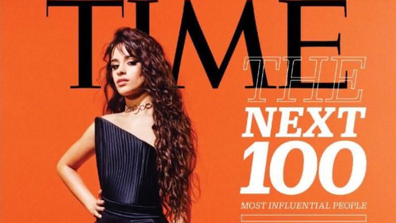 Camila Cabello como capa da revista TIME - Divulgação