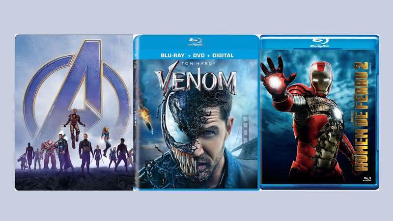 Capa dos blu-rays disponíveis na Amazon - Divulgação/Amazon