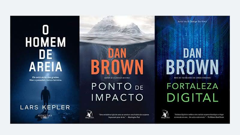 Capa das obras disponíveis no Esquenta Black Friday da Amazon - Divulgação/Amazon