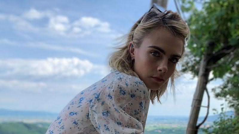 A modelo e atriz Cara Delevigne. Crédito: Reprodução/Instagram