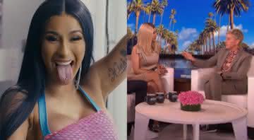 Cardi B esteve no The Ellen DeGeneres Show e falou sobre a estreia como atriz - Reprodução/YouTube