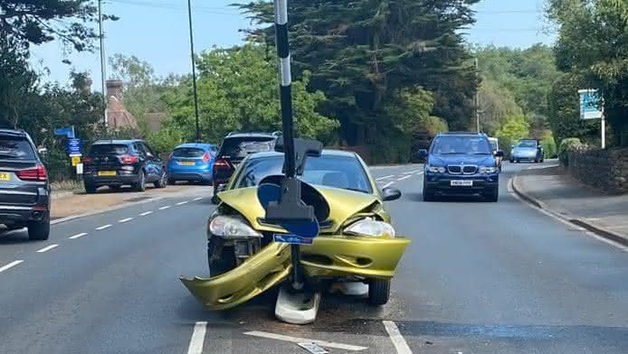 Imagem divulgada pela Isle of Wight Police - Facebook