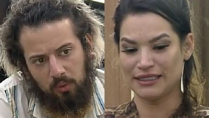 Cartolouco e Raissa se desentenderam em "A Fazenda" - Transmissão/Record TV