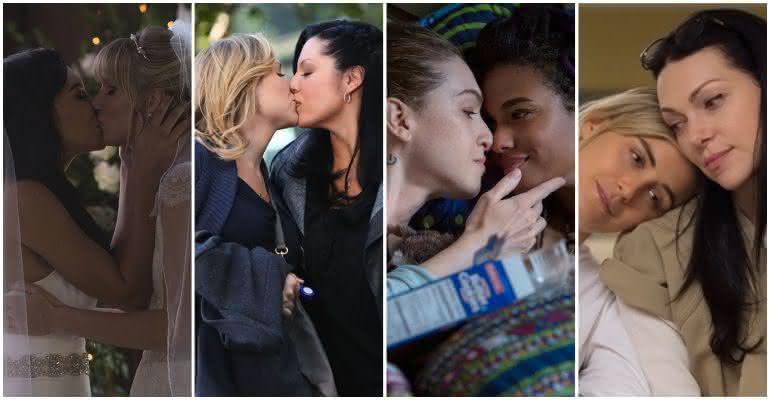 Glee, Grey's Anatomy, Sense8 e Orange Is The New Black apresentaram casais lésbicos apaixonantes - Divulgação/Fox/ABC/Netflix