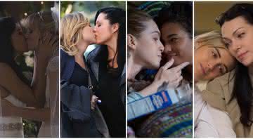 Glee, Grey's Anatomy, Sense8 e Orange Is The New Black apresentaram casais lésbicos apaixonantes - Divulgação/Fox/ABC/Netflix