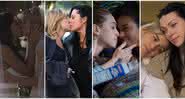 Glee, Grey's Anatomy, Sense8 e Orange Is The New Black apresentaram casais lésbicos apaixonantes - Divulgação/Fox/ABC/Netflix