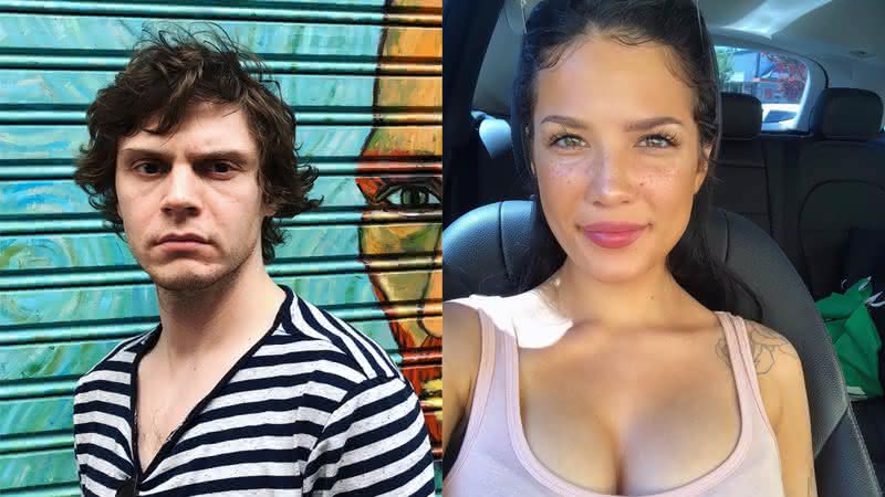 Evan Peters e Halsey - Reprodução/Instagram