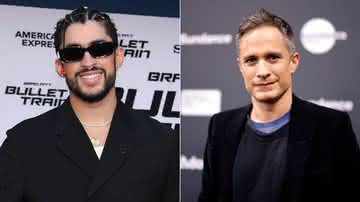 "Cassandro" terá beijo gay entre rapper Bad Bunny e Gael García Bernal - Divulgação/Getty Images: Jon Kopaloff / Frazer Harrison