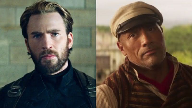 Chris Evans e Dwayne Johnson vão estrelar filme natalino - (Divulgação/Marvel Studios/Walt Disney Studios)