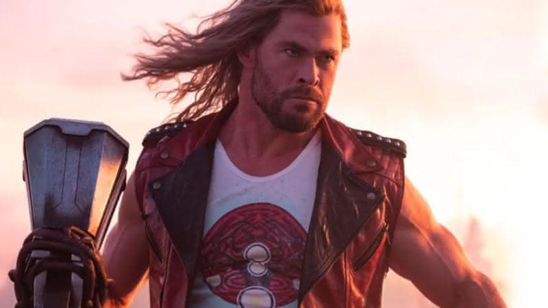Chris Hemsworth em "Thor: Amor e Trovão" - Divulgação/Marvel Studios