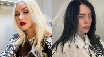 Christina Aguilera e Billie Eilish são vencedoras na categoria de Artista Revelação - Reprodução/Instagram