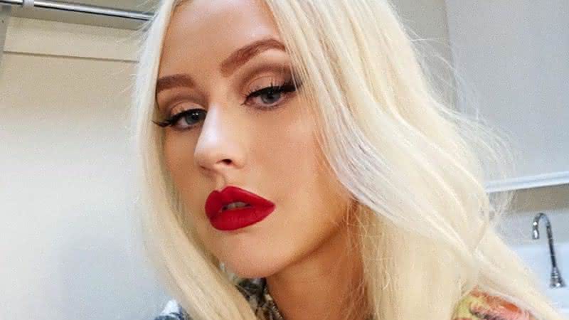 Christina Aguilera em foto publicada em seu perfil - Instagram