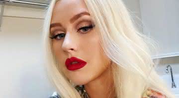 Christina Aguilera em foto publicada em seu perfil - Instagram