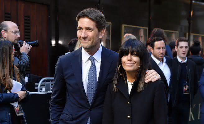 Claudia Winkleman e Kris Thykier em evento em Londres - Gareth Cattermole/Getty Images