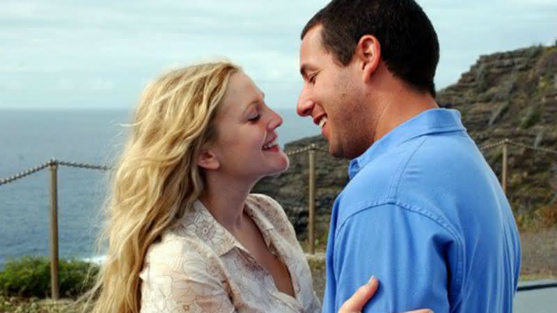 Adam Sandler e Drew Barrymore em Como Se Fosse a Primeira Vez - Reprodução/Columbia Pictures