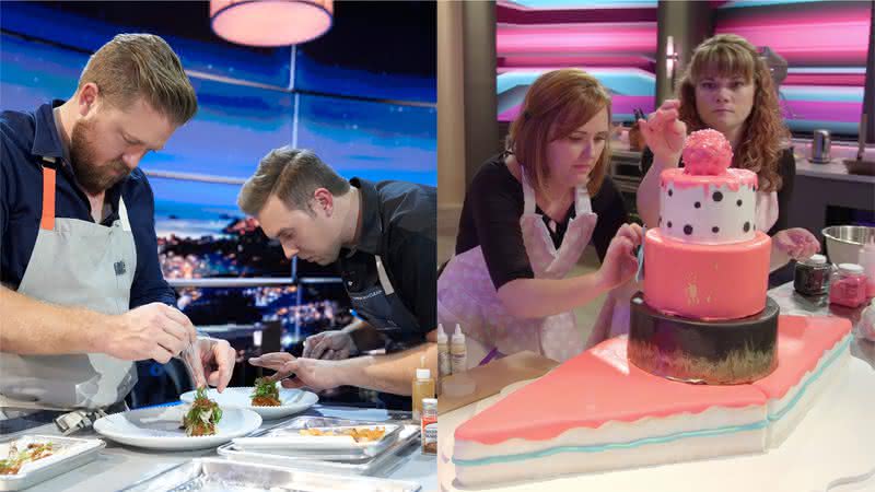 The Final Table e Sugar Rush são dois realities de culinária no streaming (Reprodução/Netflix)