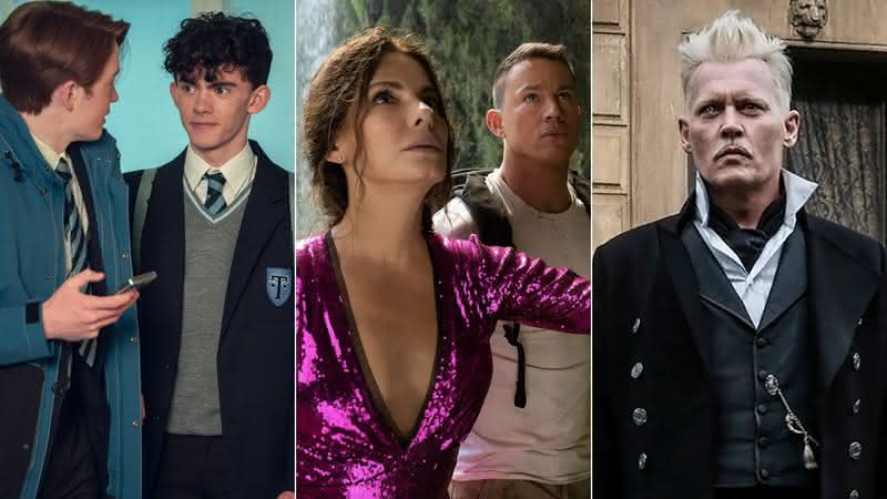 Crítica de "Heartstopper"; "Cidade Perdida" nos cinemas; e mais notícias do dia - Divulgação/Netflix/Paramount Pictures/Warner Bros