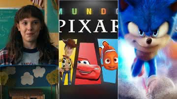 Crítica de "Stranger Things"; ingressos do Mundo PIxar; e mais notícias do dia - Divulgação/Netflix/Pixar/Paramount Pictures