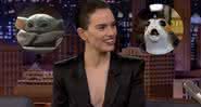 Daisy Ridley no programa de Jimmy Fallon - YouTube/Disney