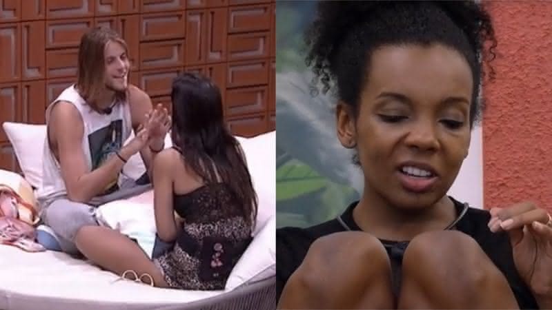 Daniel e Ivy discutiram quem levariam para a cozinha vip e esqueceram de Thelma - Reprodução/Globoplay